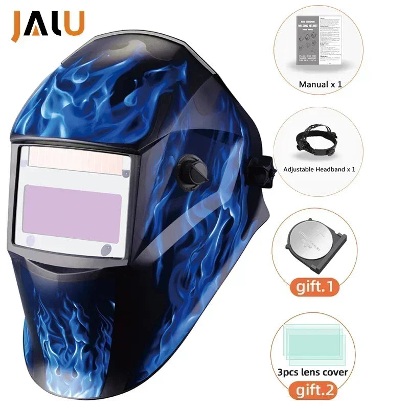 Big View Mask Welding Helmet Filter Cascos Maquina Solda Capacete 1112 Welder Auto Darkening Welding Filter Mascara D Solda Mask