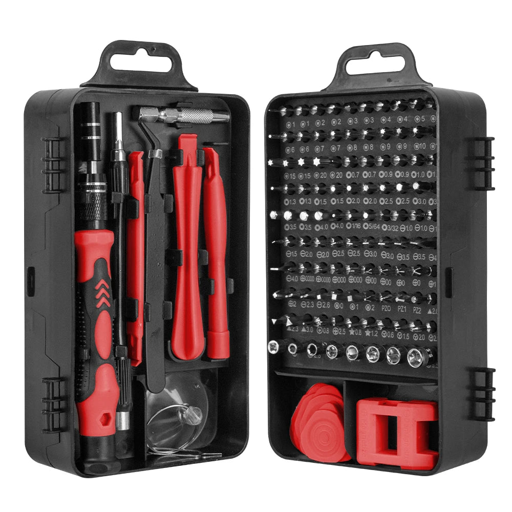 115 in 1 Precision Screwdriver Set Magnetic Repair Tools Kit for Computer Laptop Phone MacBook Household Repairs