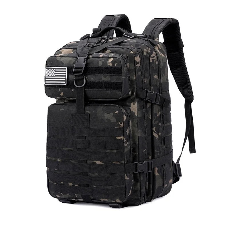 Outdoor tactical backpack - With a large waterproof capacity and lightweight design, this backpack is suitable for hiking trips.