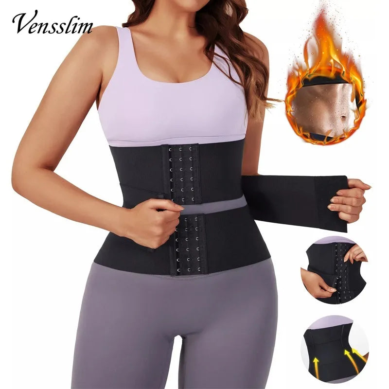 Shapewear for Women Vens slim Body Shaper Waist Trainer Belt Women Weight Loss Reduce Tummy Trimmer Corset Adjustable Workout Girdle Shapewear