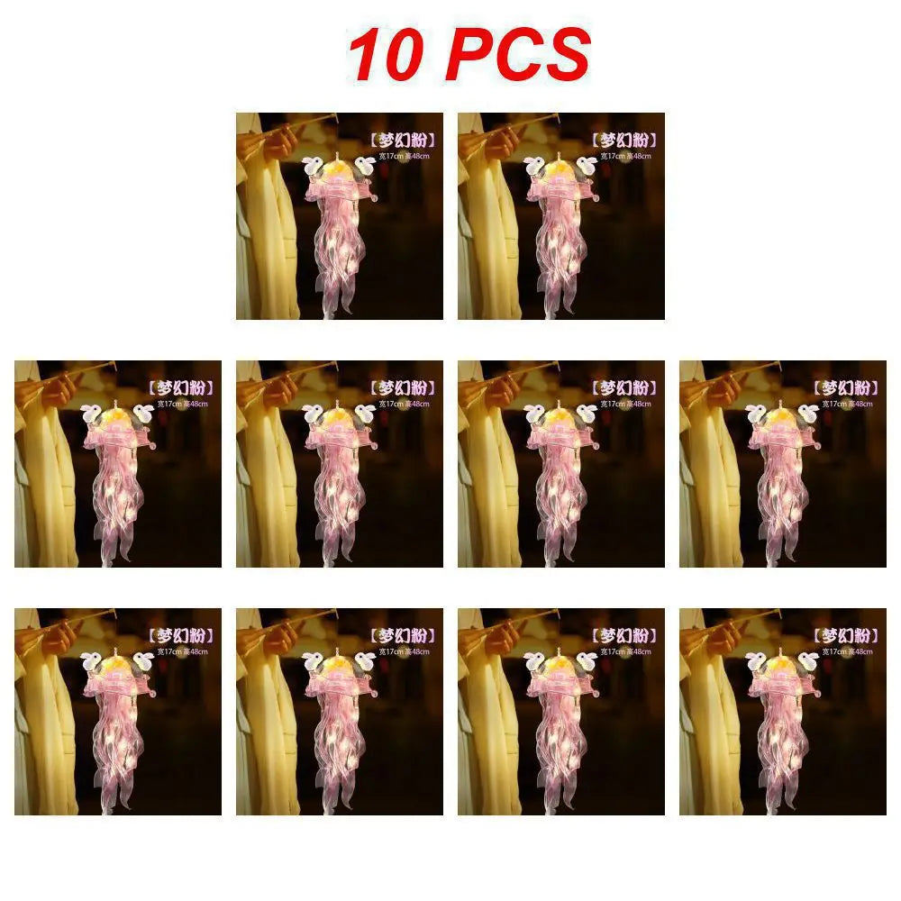 Jellyfish Lamp, Portable Flower Lamp, Girl Room Atmosphere Decoration Lamp, Bedroom Night Lamp, Home Decoration, Birthday Gift