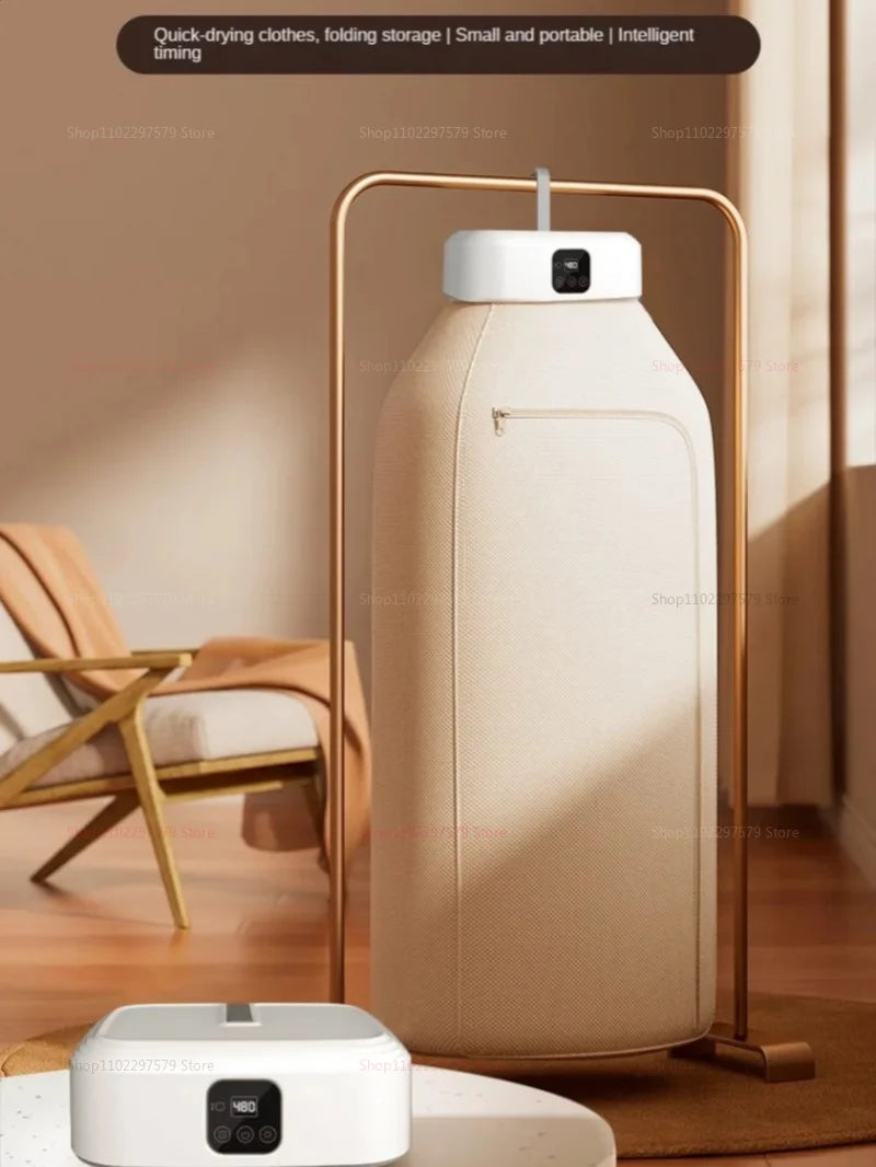 Remote Control Multifunctional Dryer  Home Cabinet  Folding Electric Clothes Dryer Warm Air Dryer Portable Clothes Dryer