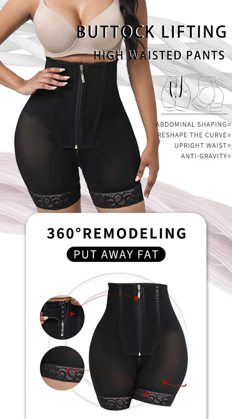 Shapewear for women's Fajas Colombians Girdles BBL Shorts Corset Slimming Waist Trainer High Compression Body Shaper Control Panties Lifter Shapewear