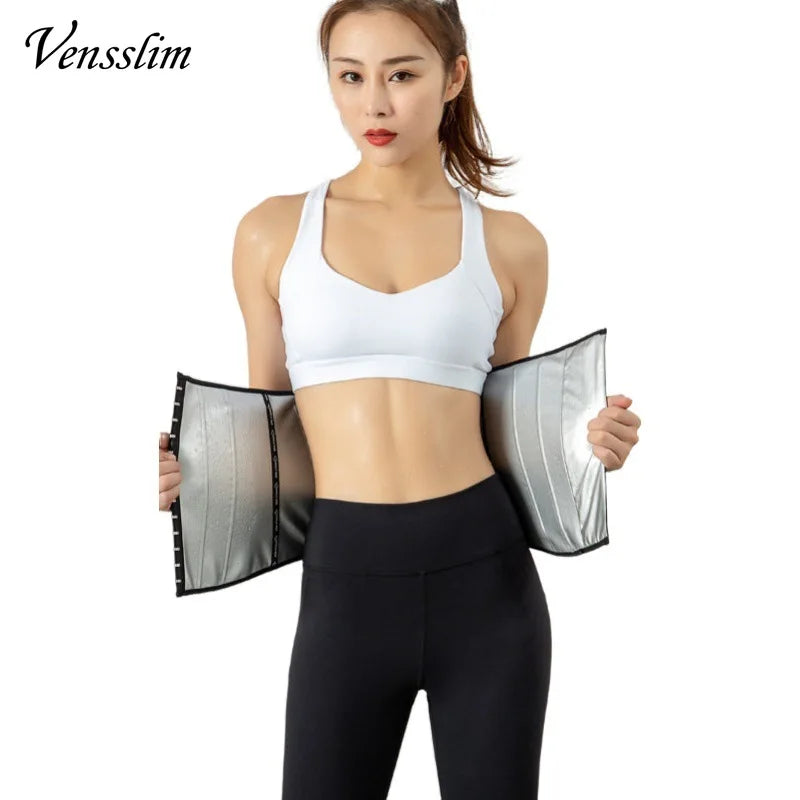 Shapewear for women's Vens slim Sweat Belt Slimming Sheath Woman Flat Belly Body Shapewear Women Exercise Fat Burner Slim Waist Girdle Waist Trainer