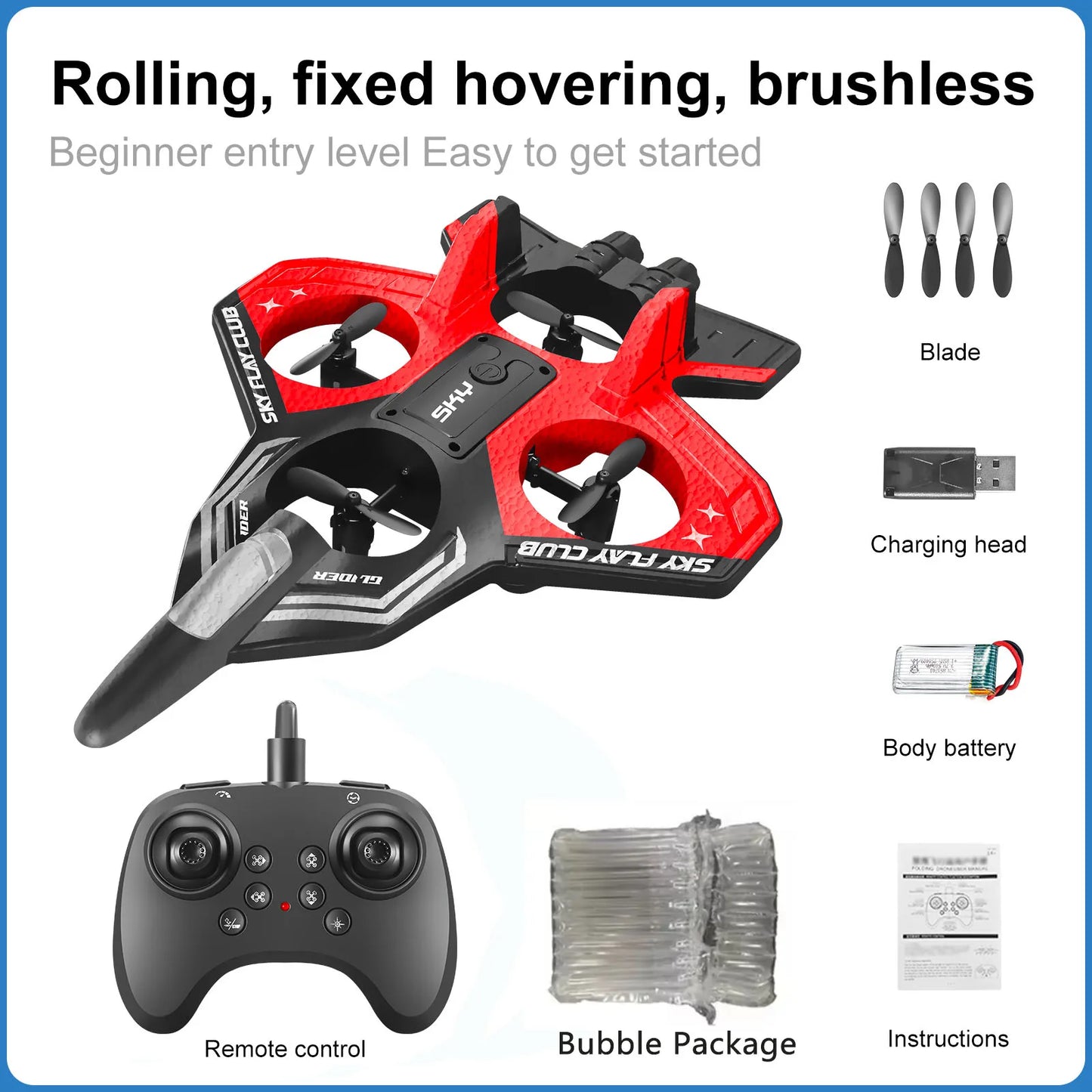 Flying Helicopters Remote-Controlled Foam Fighter Jets