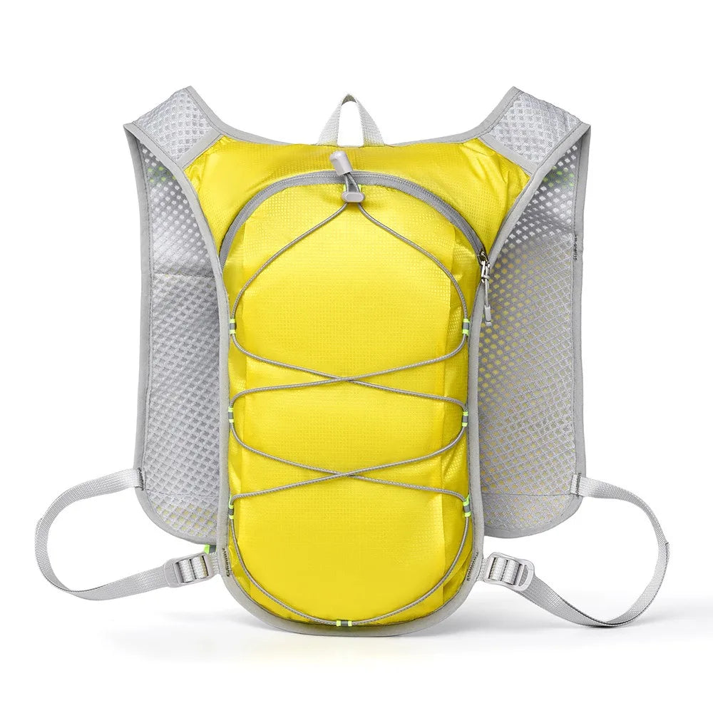 Breathable Running Hydration Vest Waterproof Ultra-light Running Hydration Bag Nylon Material Adjustable Water Backpack