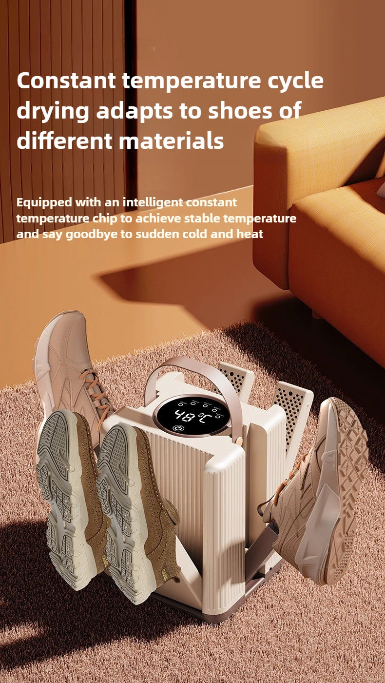 Six-Arm Foldable Shoe Dryer