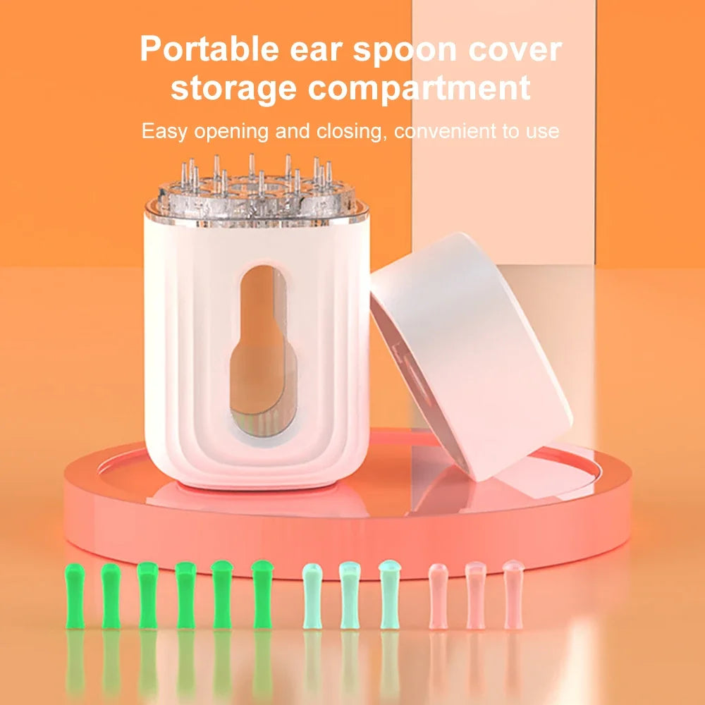 Wireless Visual Ear Wax Removal Smart Visual Ear Cleaner With Camera Endoscope 1296P Luminous Otoscope Ear Cleaning Tool