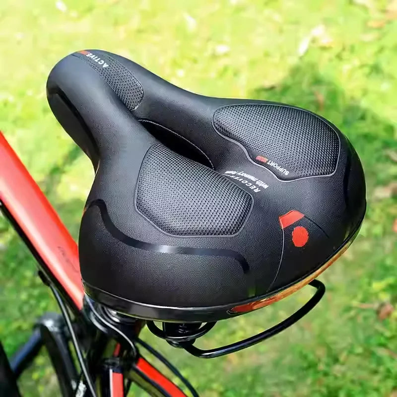 Universal Bicycle Seat for Mountain Bikes Thick Soft Breathable Shock Absorbing Ball Style Cycling Saddle for  Outdoor Riding