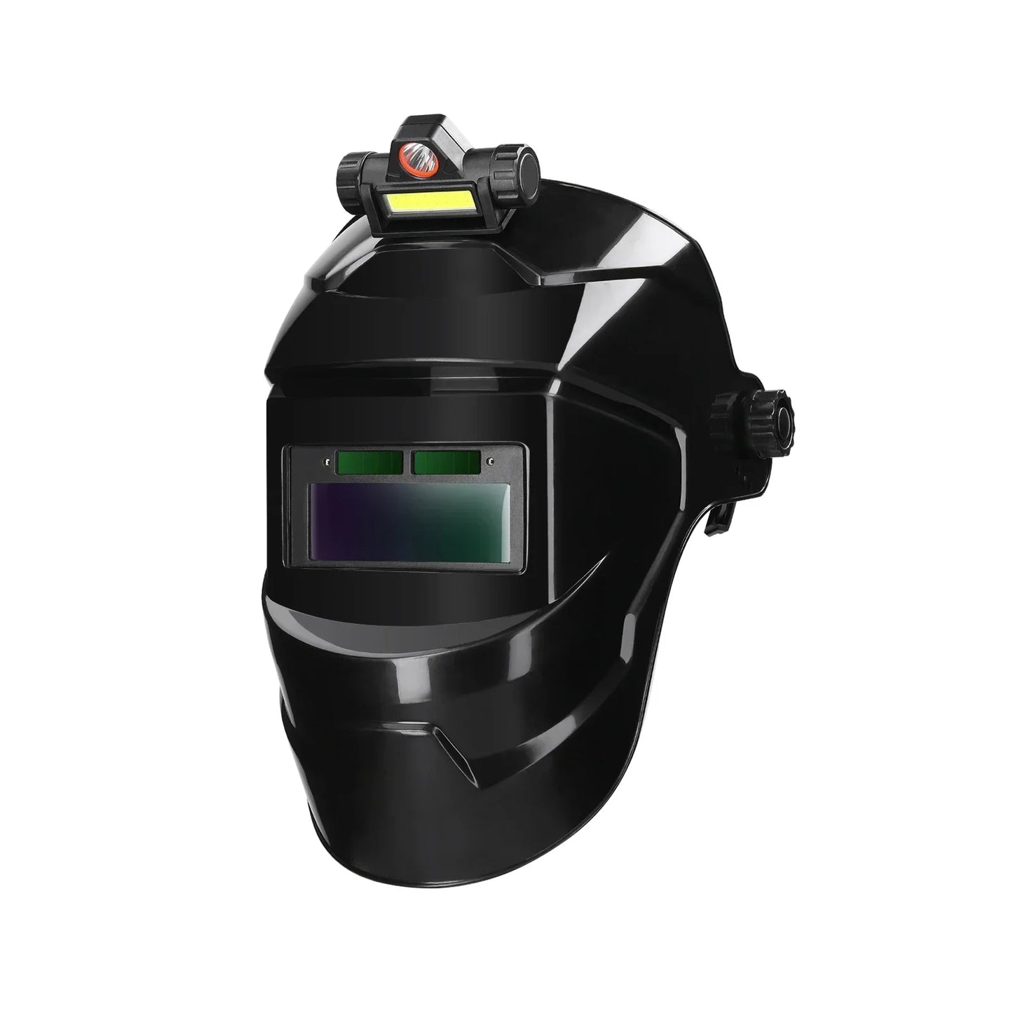 Automatic Dimming Welding Facemask Large View True Color Auto Darkening Welding Facemask 130℃ High Temperature Resistant