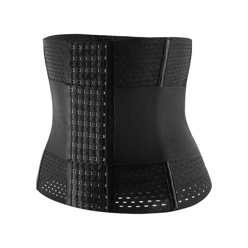 Shapewear for women's Tummy Control Belt  Waist Cinhcer Waist Trainer Body Shaper Slim Corset 6-Row Hook and Eye Closure