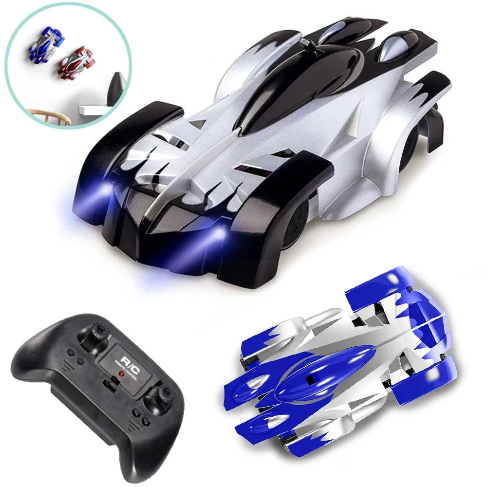 Wall Climbing Car With Light Anti Gravity 360 Rotating Model Electric Stunt Drifting