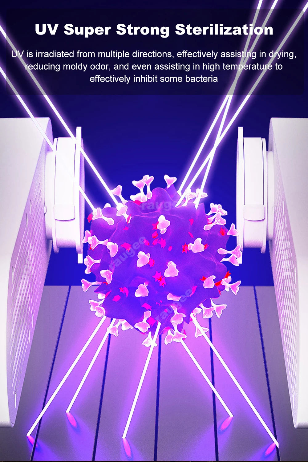 Electric Shoe Dryer 220V UV Sterilization Foldable Shoe