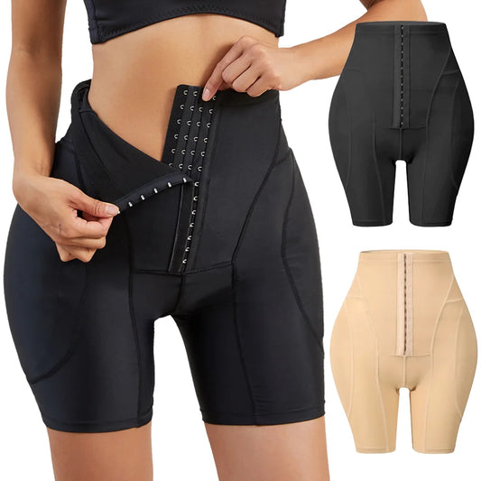 Shapewear for women's High Waist Shorts Butt Lifter Booty Padded Shorts Hip Enhancer Body Shaper Shorts Tummy Control Panties