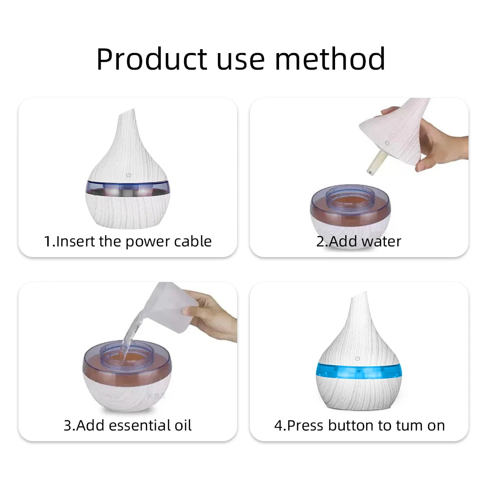 Essential Oil Diffusers Ultrasonic Air Humidifier