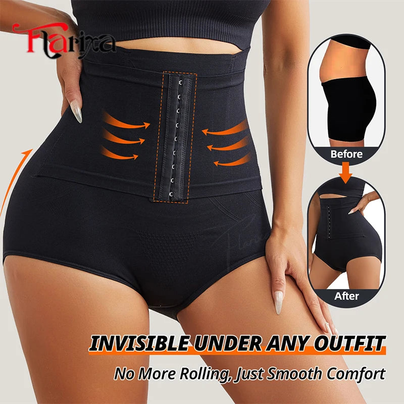 Shapewear for women's Waist Trainer Tummy Control Shorts Panties Women High Waist Shapewear Butt Lifter Underwear Postpartum Body Shaper