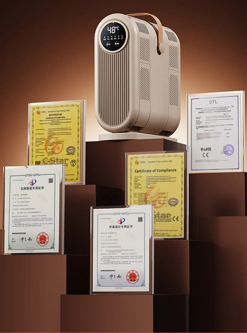 Six-Arm Foldable Shoe Dryer