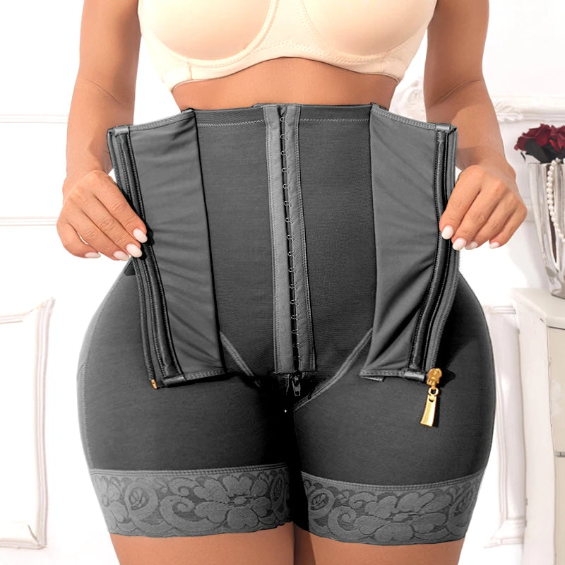 Shapewear for women's Purple BBL Shorts Slimming Tummy Control Panties Fajas Colombians Moldearas Girdles Shapewear Waist Trainer Corset Body Shapers