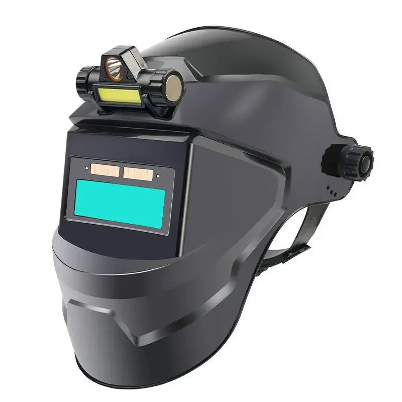 True Color Welding Helmet Automatic Dimming Welding Mask Large View Auto Darkening Facemask for Arc Welder Grinding Cutting Tool