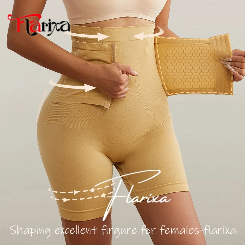 Shapewear for women's Waist Trainer Tummy Control Shorts Panties Women High Waist Shapewear Butt Lifter Underwear Postpartum Body Shaper