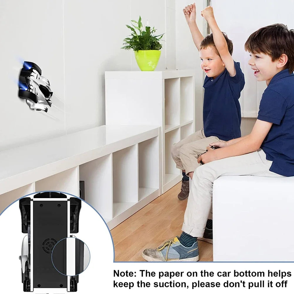 Wall Climbing Car With Light Anti Gravity 360 Rotating Model Electric Stunt Drifting