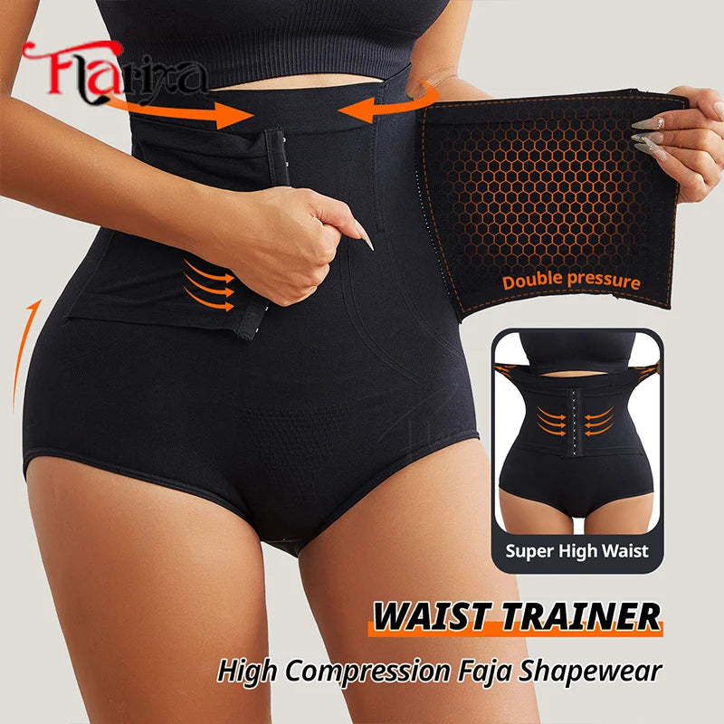 Shapewear for women's Waist Trainer Tummy Control Shorts Panties Women High Waist Shapewear Butt Lifter Underwear Postpartum Body Shaper