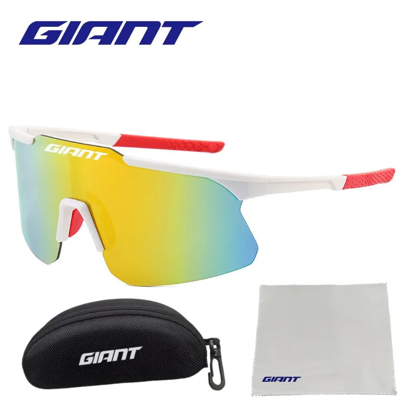 Giant New men's and women's outdoor sports cycling,  bicycle, driving, travel sunglasses can be paired with glasses cloth box