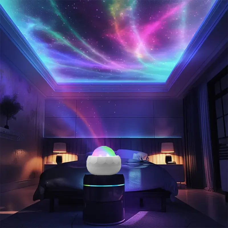Colorful Galaxy Projector Bedroom Night Light Kids Room Decoration Christmas