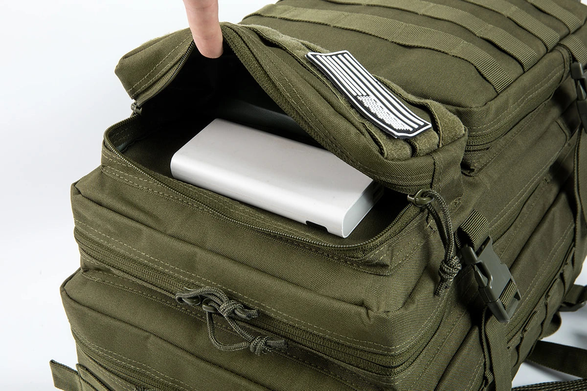 45L Tactical Backpack Large Capacity Outdoor Rucksack 3 Day Fitness Hiking Bag Hiking Camping Gear Backpacks