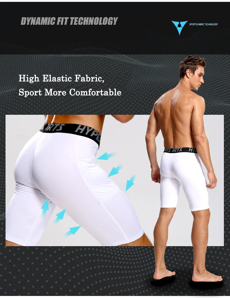 shorts for men's Compression Shorts Men Summer Sportswear Training Tights Gym Fitness Leggings Short Pants Sport Bottoms Running Shorts Men