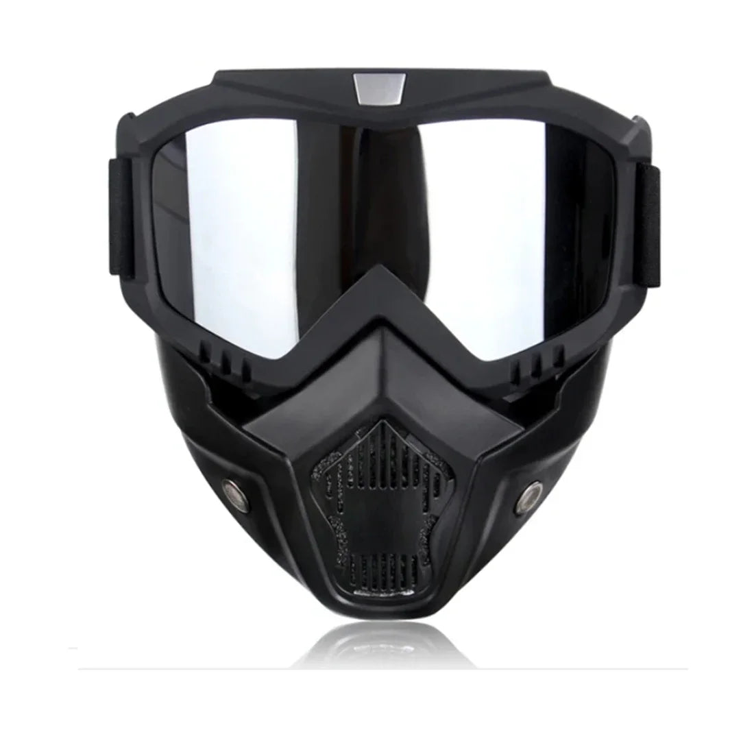 MTB Safety Mask & Goggles Combo - Windproof Protection for Extreme Cycling, Dirt Bikes & Outdoor Sports