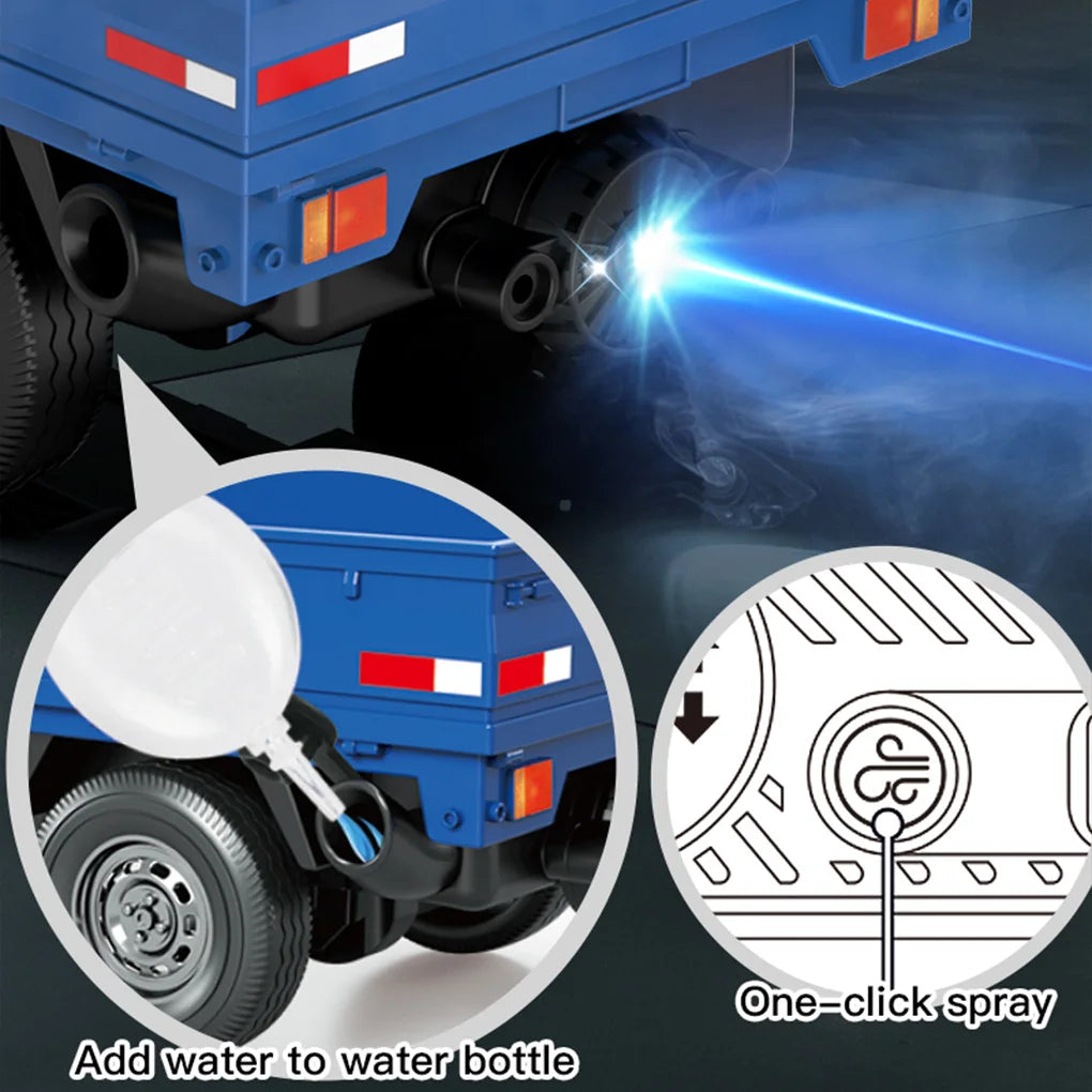 1/18 KF31 Remote Control Truck Small Cargo Truck Model Toy Remote Control Car Drift Car Electric Model Children's Toys White