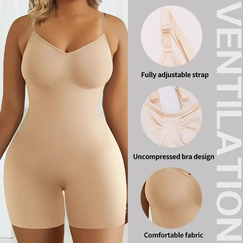Shapewear for Women Bodysuit for Women Tummy Control Shapewear Seamless High Waist Flat Belly Belt Stretch Shapewear Body Shaper