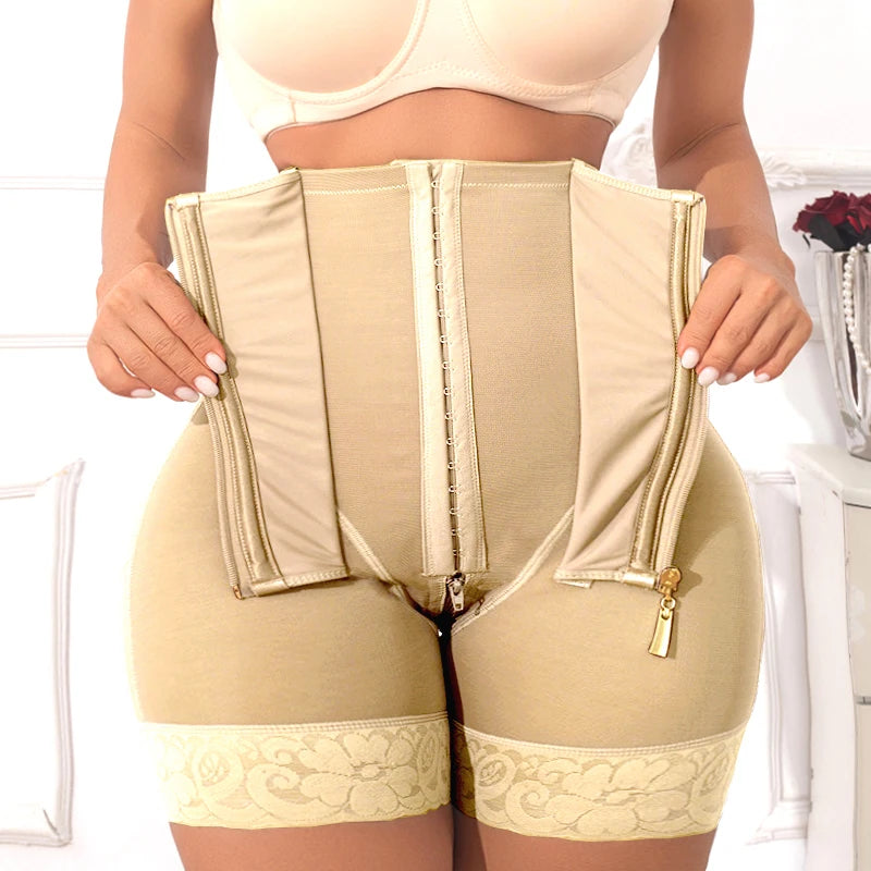 Shapewear for women's Purple BBL Shorts Slimming Tummy Control Panties Fajas Colombians Moldearas Girdles Shapewear Waist Trainer Corset Body Shapers