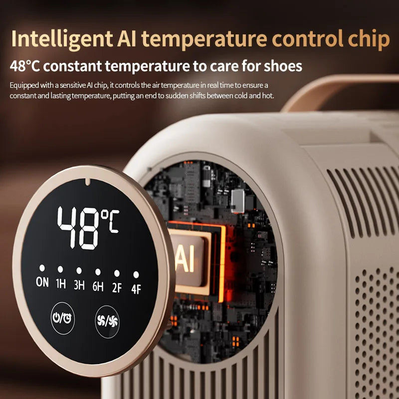 Six-Arm Foldable Shoe Dryer