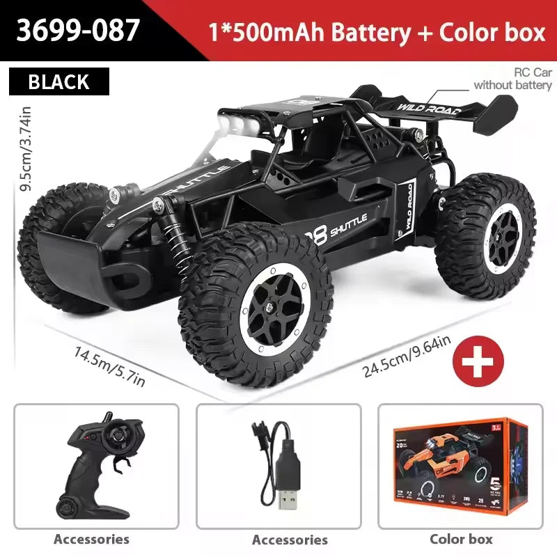 New 1:16 RC Car Remote Control Cars 2.4G Buggy Truck Drift Racing Climbing Off Road Vehicle Outdoor Toy Boy Kids Childrens Gifts