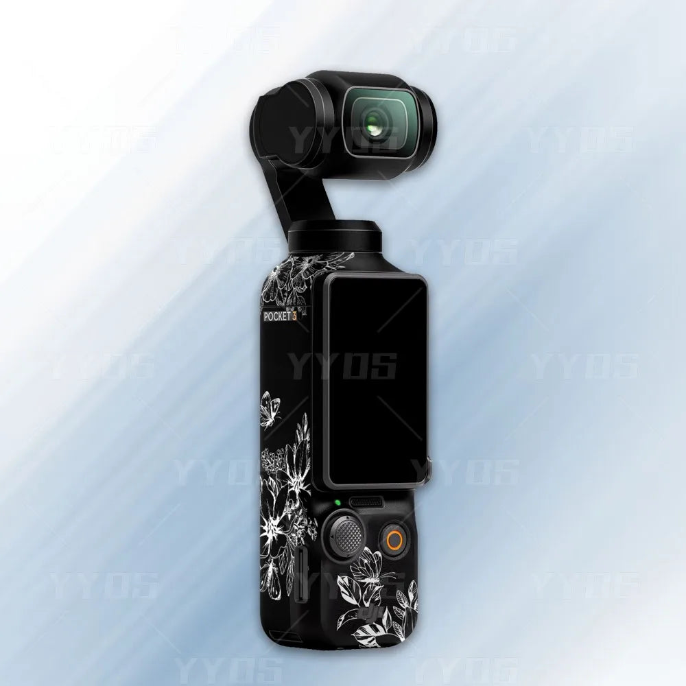 For DJI Osmo Pocket 3 Full Inclusive PVC Sticker Anti-Scratch Sports Camera Protective Colorful Decal Set Refit Accessories