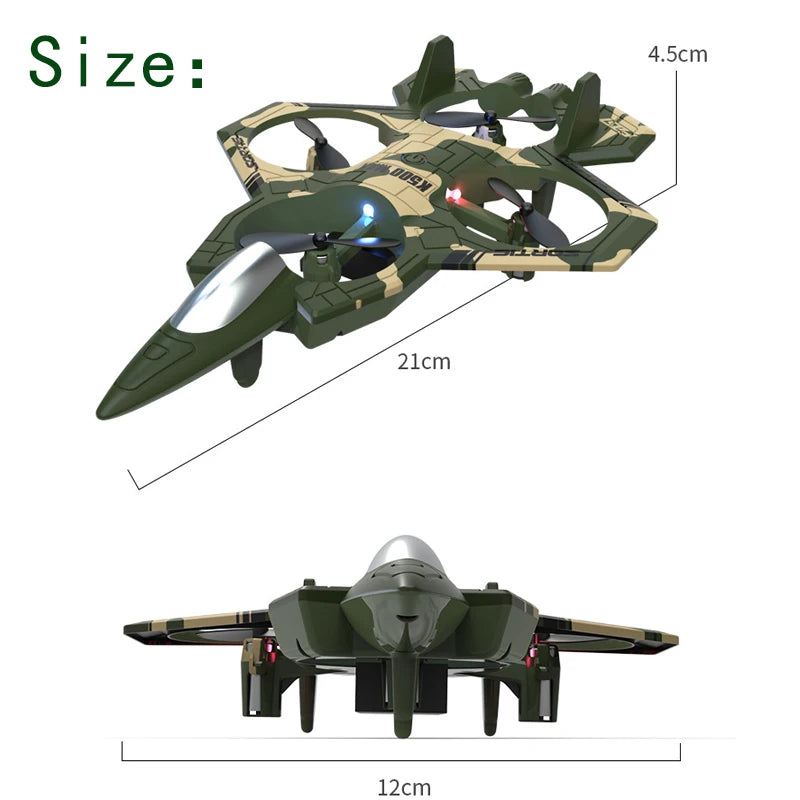 RC Plane Toy Glider Flying Helicopter 2.4G Stunt Remote Control Foam Fighter Airplane Outdoor Toys For Children Adult Gifts