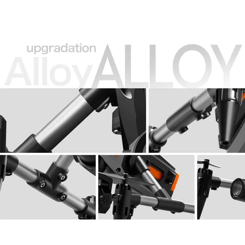 XD1 8K HD dual camera aerial camera, alloy anti-drop mini drone 2.4GWiFi drone foldable four-axis aerial camera