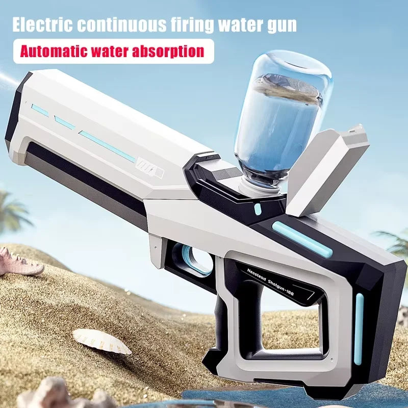 Electric Water Guns For Adults Powerful Squirt Automatic Water Suction Water Blasters Summer Outdoor Beach Toy For Boy Kid Gifts