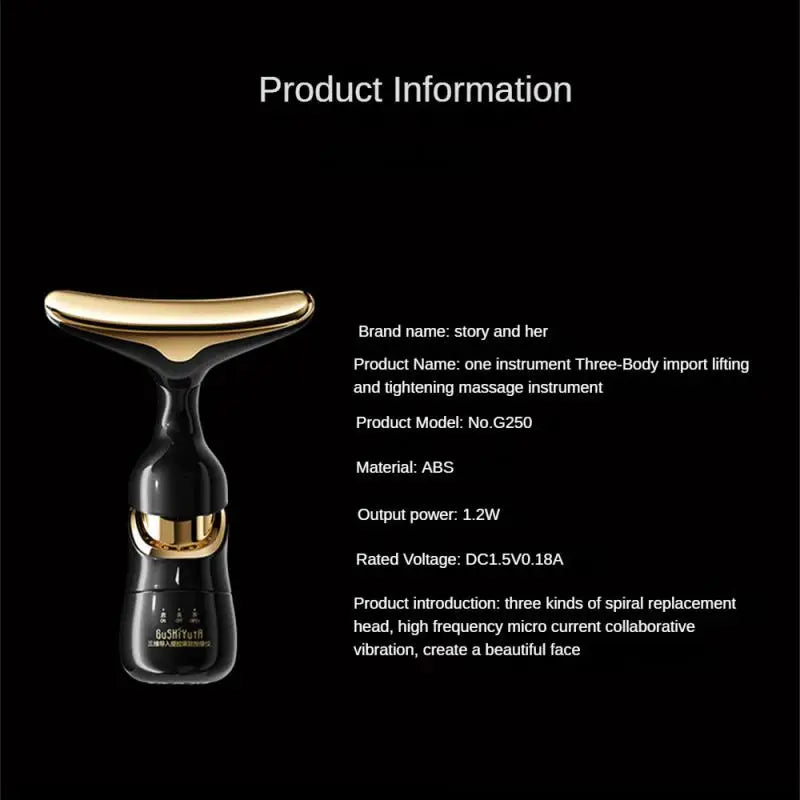 Home Beauty Instrument One-instrument Three-body Massage Instruments for Lifting And Tightening Facial Skin Fade Lines Lady Gift