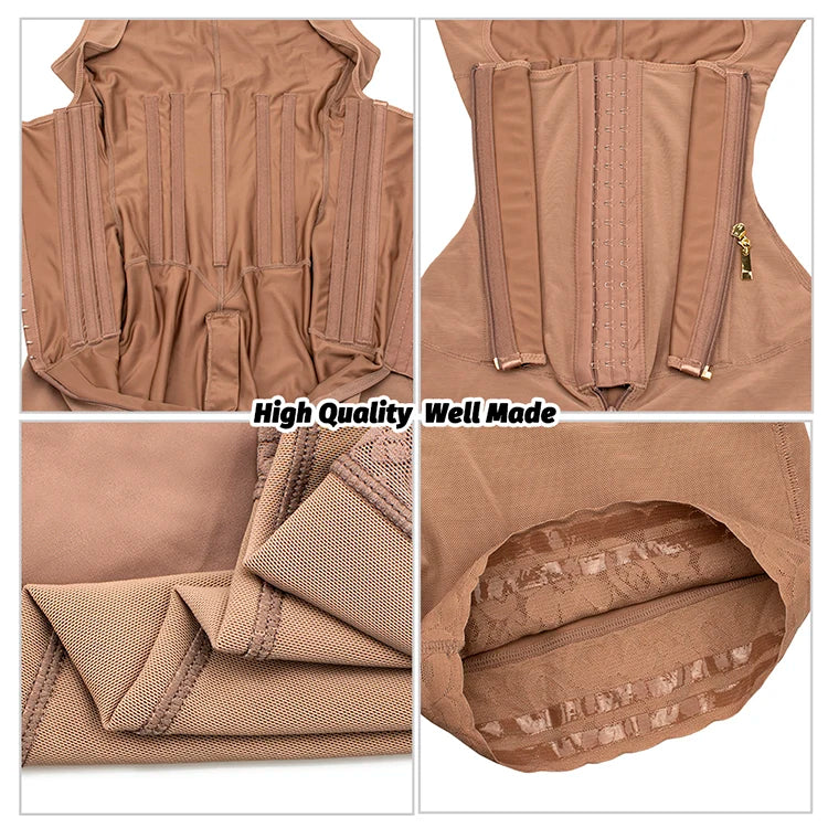 Shapewear for women's High Compression Girdle Shaper Colombian Fajas Shapewear Postpartum Belly flat Sheath Waist Trainer Belts Woman Extreme Corset