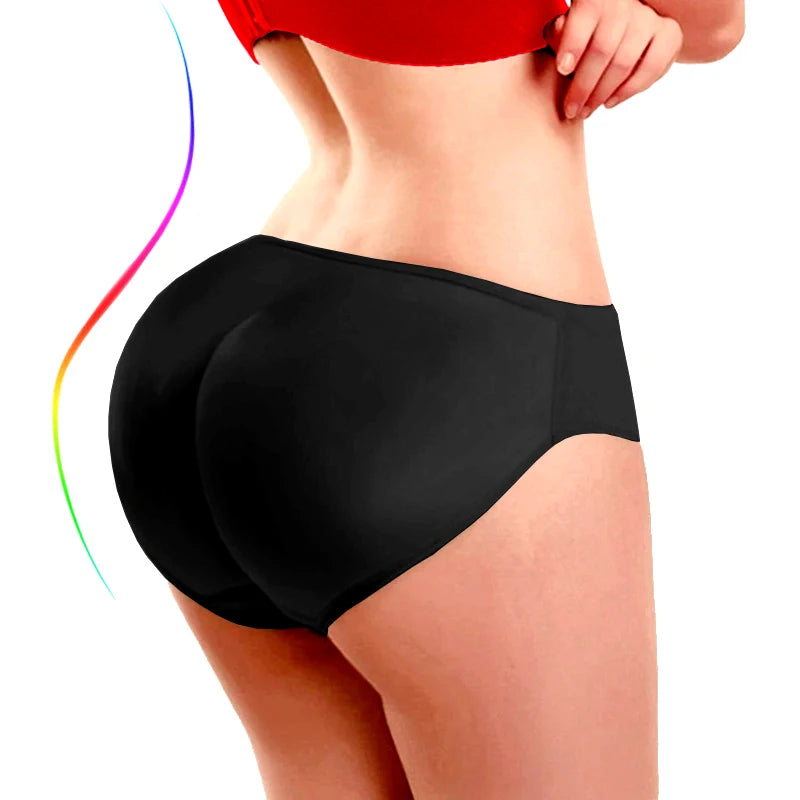 Shapewear for Women Padded Buttock Butt Lifter Fixed Sponge Cushion Fake Ass Underwear Hip Enhancer Tummy Control Panties Fajas Colombianas Girdles