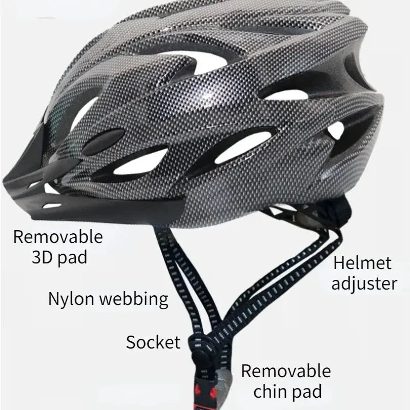Adult Bicycle Helmet Cycling Equipment Ultralight MTB helmet Riding Bike Cycling Safety Protection Helmets Comfort Lining