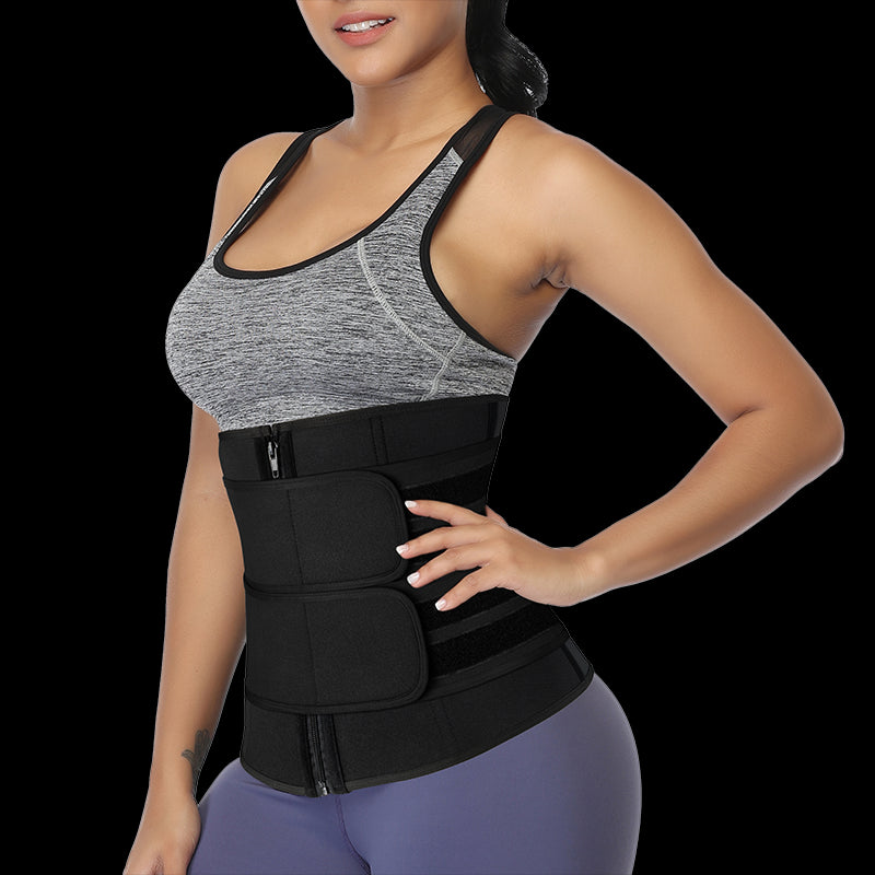 Shapewear for Women Waist Trainer Corset Trimmer Belt for Women Weight Loss Sweat Strap Body Shaper Belly Cincher Sports Girdle Fat Burner Band