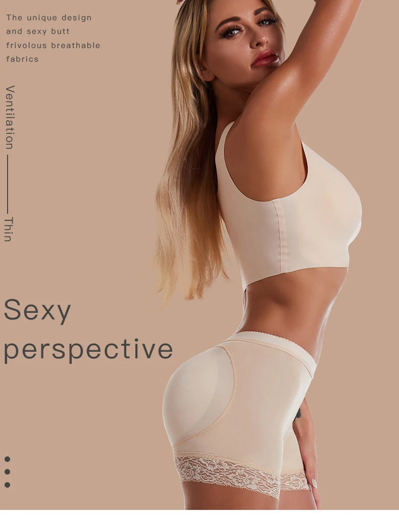 Shapewear for women's Butt Lifter Panty Fake Buttock Body Shaper Padded Underwear Lady Lift Bum High Waist Tummy Control Hip Enhancer Panties