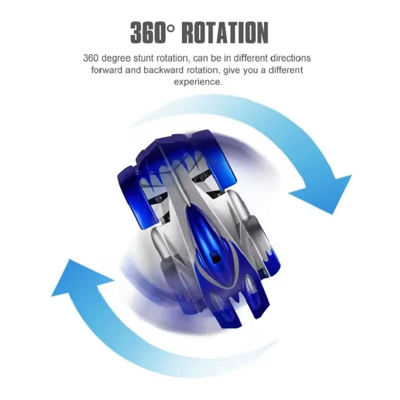 Remote Control Car Electric Wall Climbing Wall RC Racing Car 360° Rotate