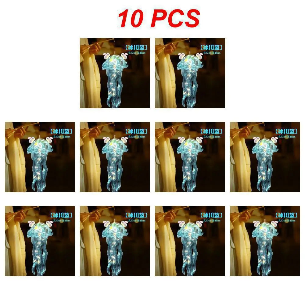 Jellyfish Lamp, Portable Flower Lamp, Girl Room Atmosphere Decoration Lamp, Bedroom Night Lamp, Home Decoration, Birthday Gift