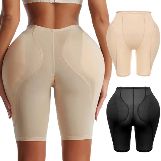 Shapewear for women's Waist Trainer Hip Pads Shapewear Bigger Booty Filler Panty Butt Lifter Body Shaper Fake Ass Enhancer Thigh Trimmer Shorts