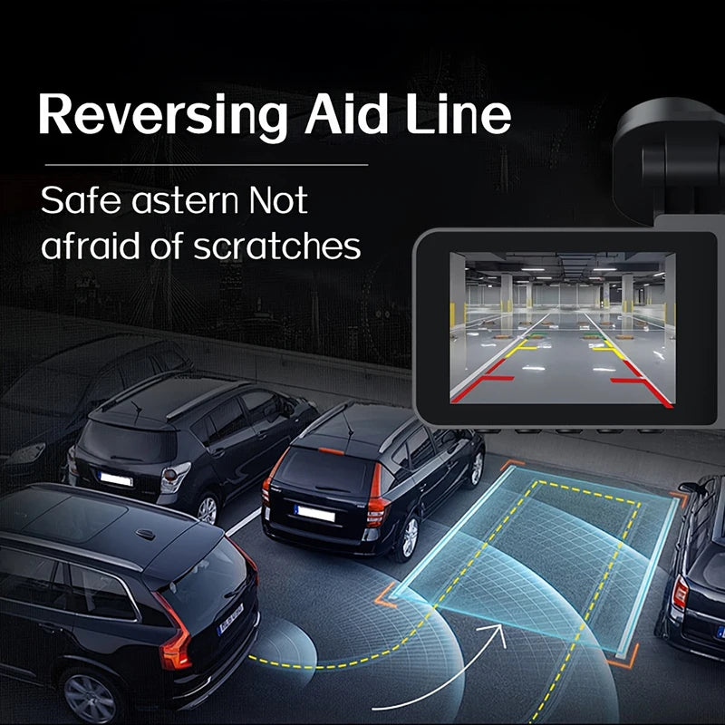 Triple Lens WiFi Dashcam 2/3 Channel Car Camera 1080P HD Video Recorder